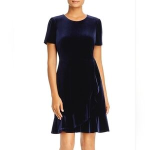 KARL LAGERFIELD 12 (?) blue velvet dress